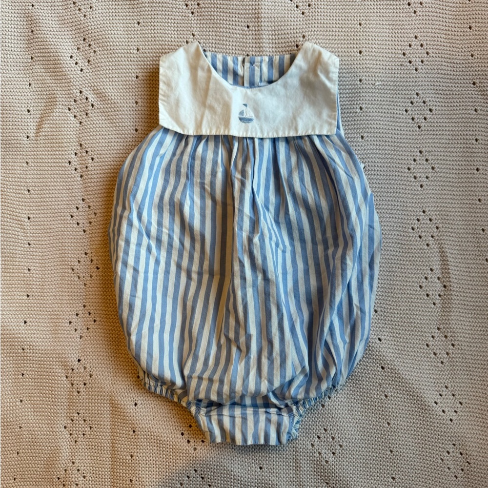 Jacadi Paris Sailboat Romper